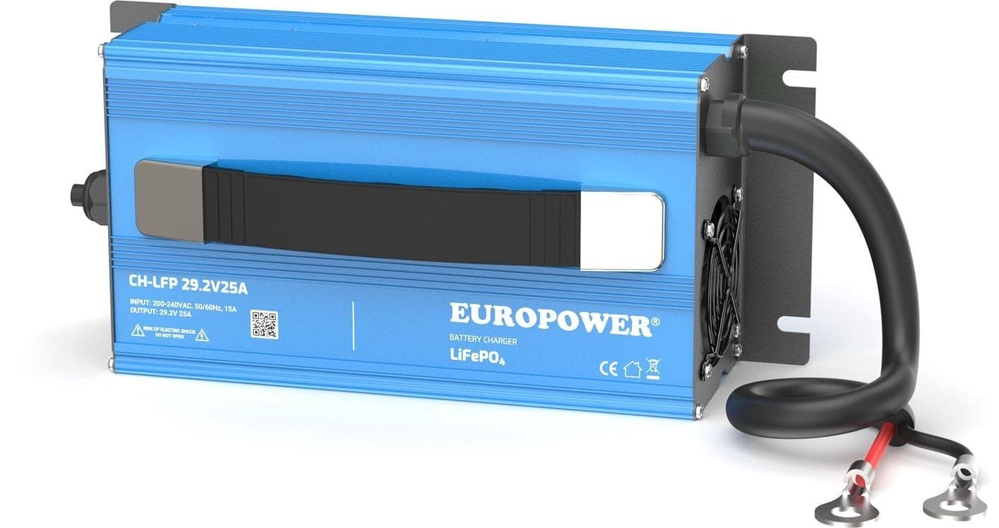 Ładowarka prostownik do akumulatorów LiFePO4 29,2V 25A konektor M8