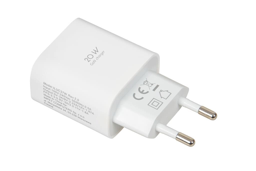 Ładowarka sieciowa I-BOX C-37 PD20W USB-C