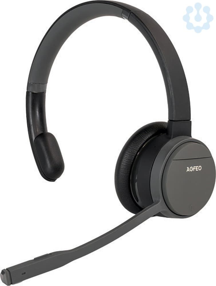 AGFEO Infinity Mono Zestaw słuchawkowy Bezprzewodowy Bluetooth Czarny