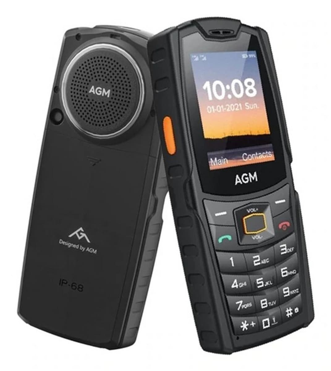 AGM M6 Telefon 4G Dual SIM 2.4" ekran 2500 mAh 195 g Czarny
