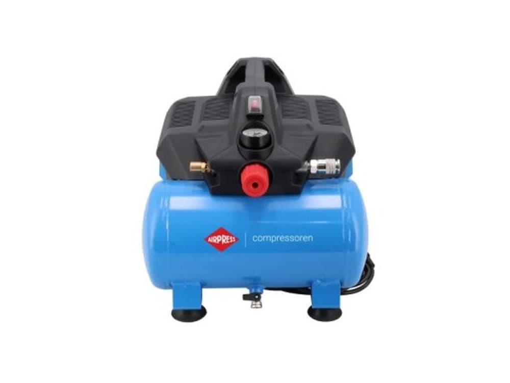 AIRPRESS Kompresor LMO 6-126 6L/1,0KM Bezolejowy 88L/MIN Cichy