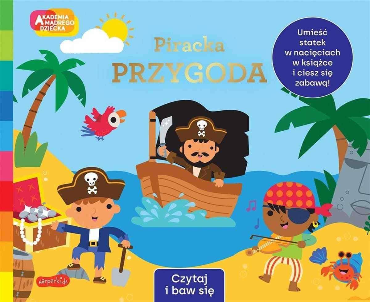Akademia Mądrego Dziecka - Piracka przygoda Czytaj i baw się
