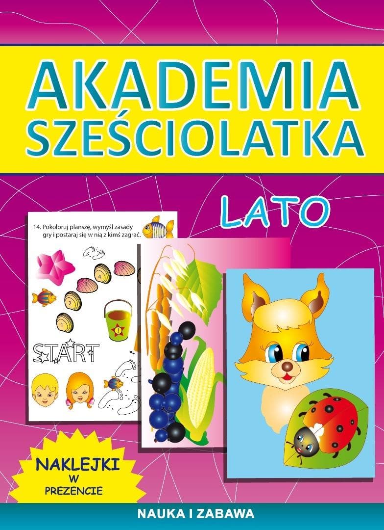 Akademia przedszkolaka Lato z naklejkami - Beata Guzowska