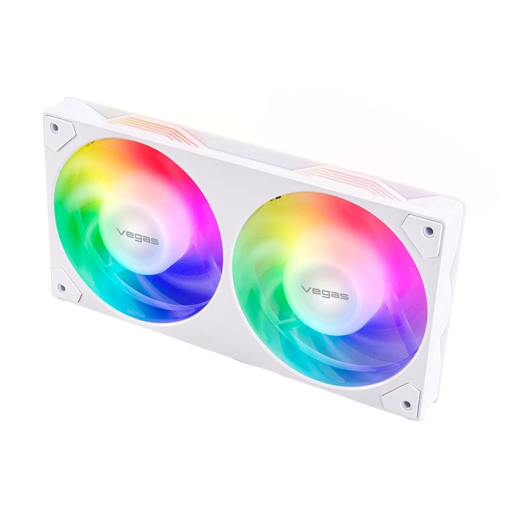 Akasa VEGAS A24 Wentylator CPU 12 cm Biały