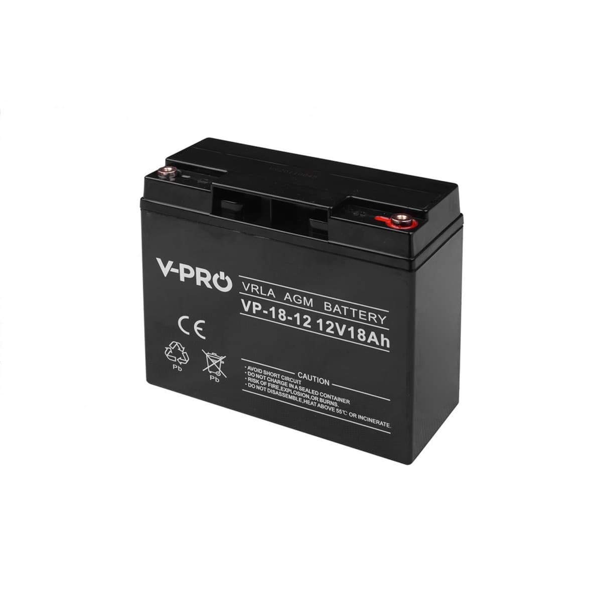 Akumulator AGM Volt VPRO 12V 18 Ah VRLA