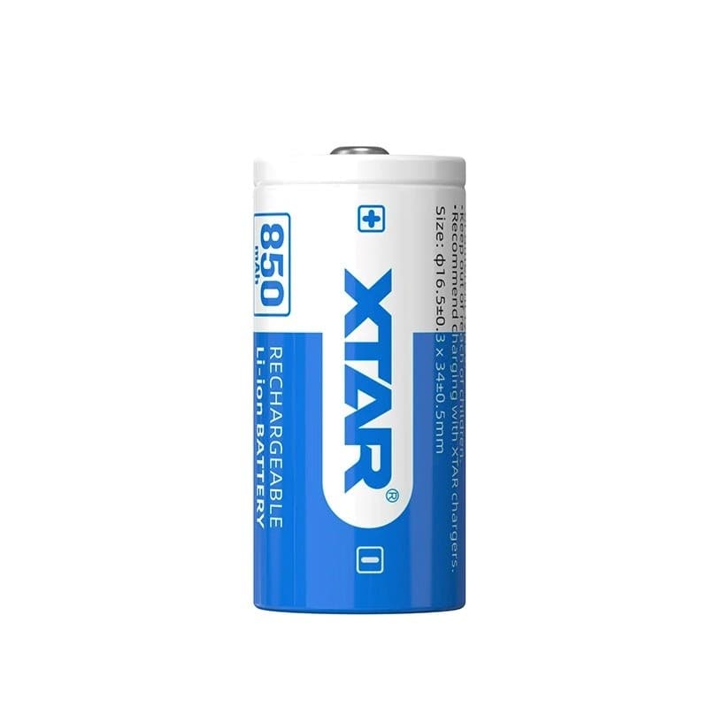 Akumulator litowo-jonowy XTAR 16340/R-CR123 3.7V 850mAh z zabezpieczeniem