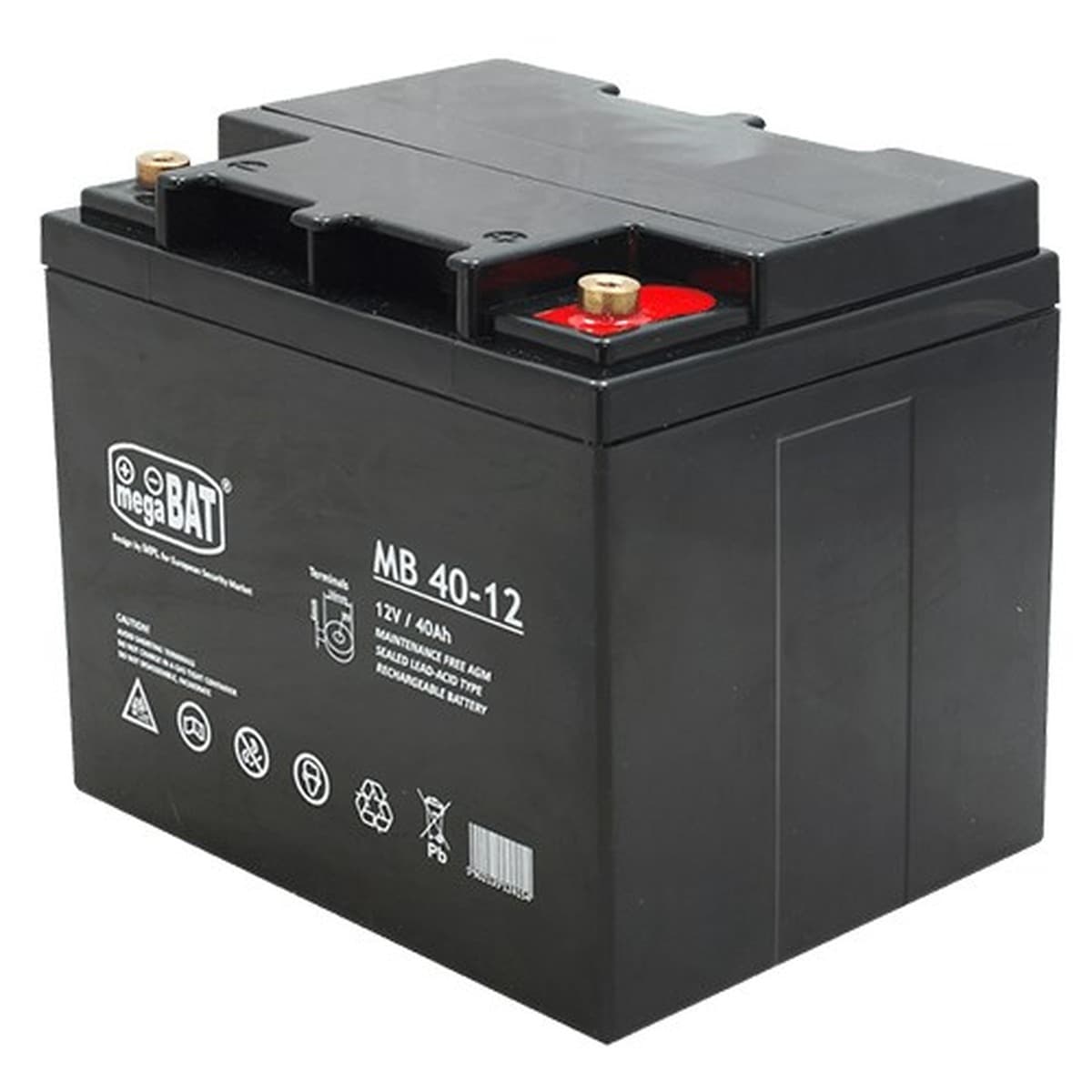 Akumulator samochodowy 12V 40Ah megaBAT