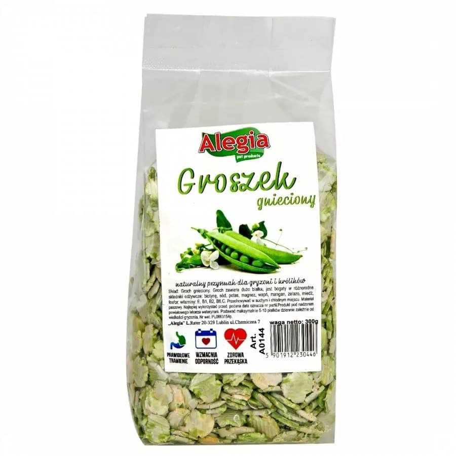 Alegia Groch Gnieciony naturalny przysmak dla gryzoni 300g