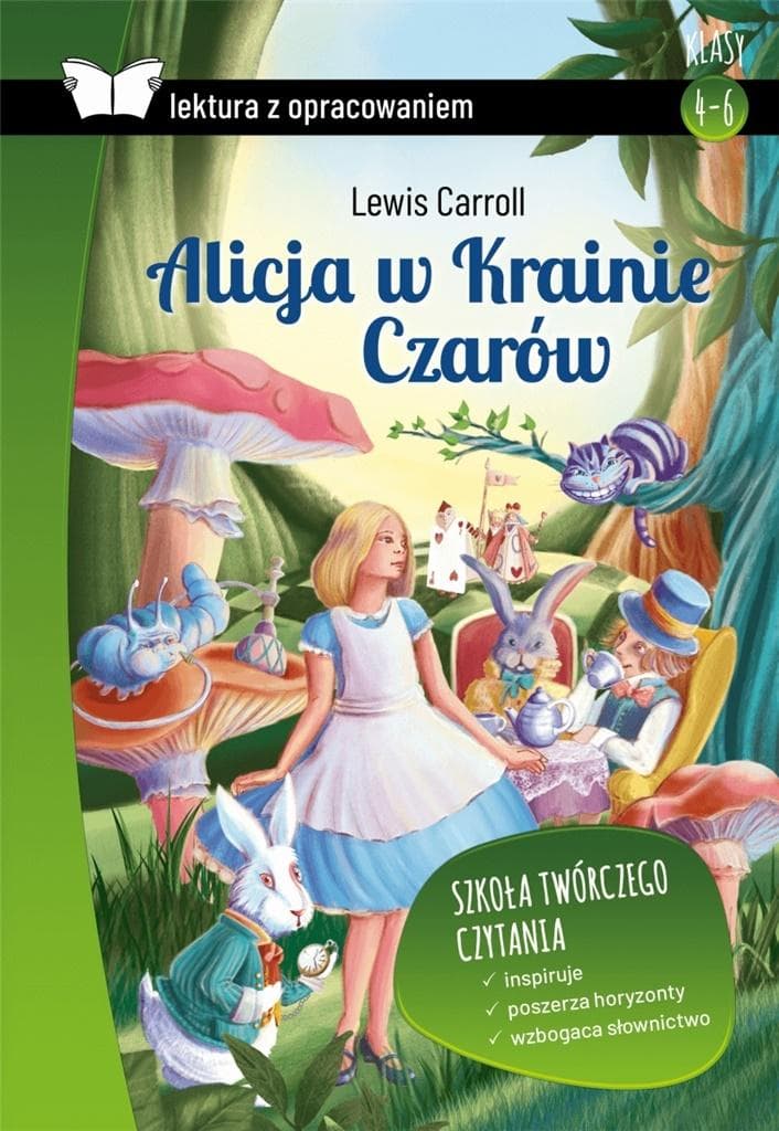 Alicja w Krainie Czarów lektura szkolna z opracowaniem SBM
