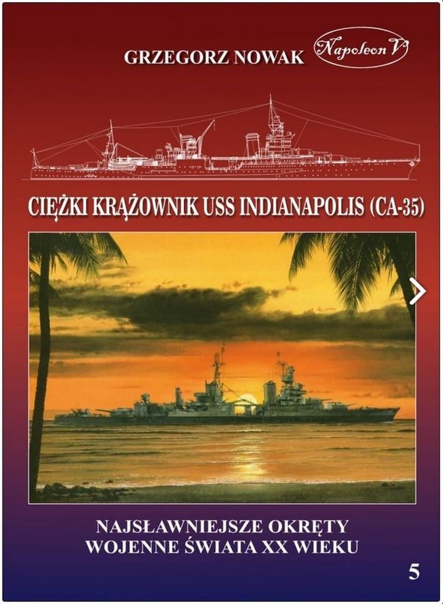 Amerykański ciężki krążownik USS Indianapolis okręt wojenny XX wieku
