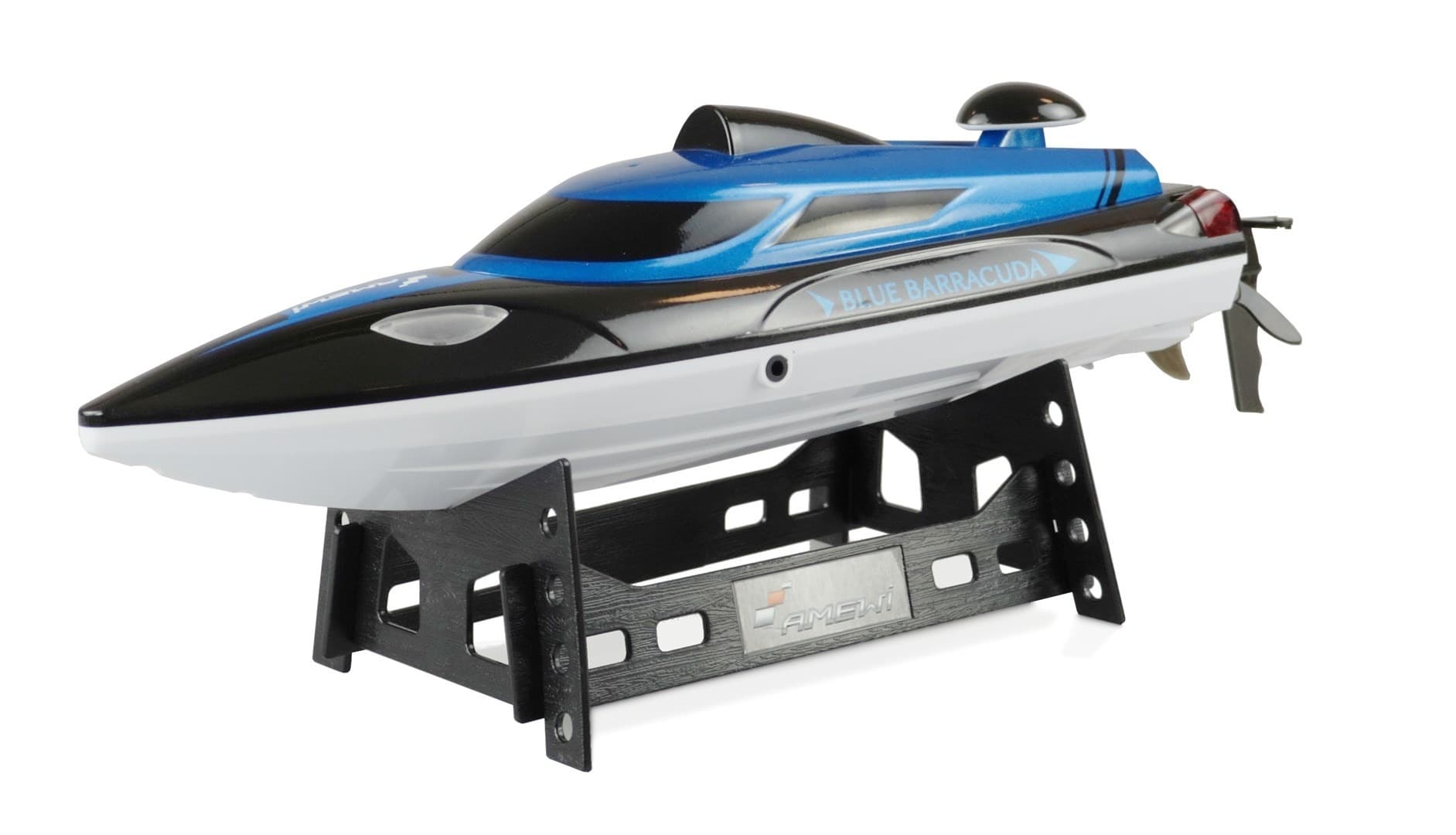 Amewi Barracuda RC Boat - Zdalnie Sterowana Łódź Wyścigowa, Niebieska