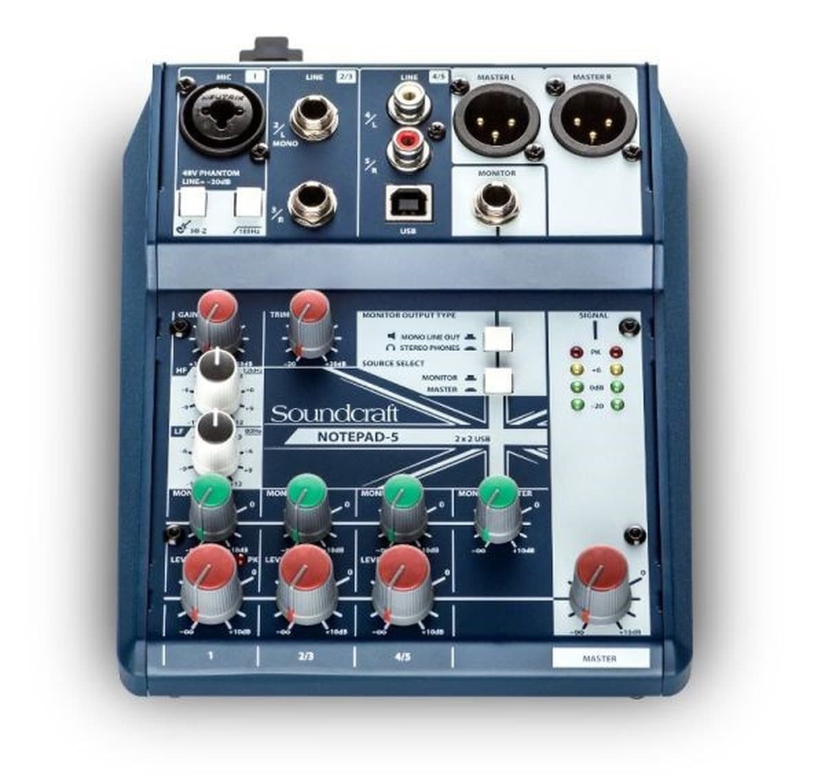 Analogowa konsoleta mikserska Soundcraft Notepad-5