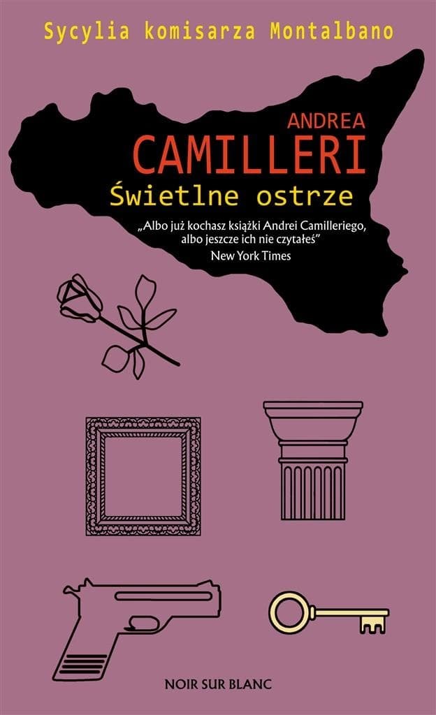 Andrea Camilleri - Świetlne ostrze, powieść kryminalna, 250 stron