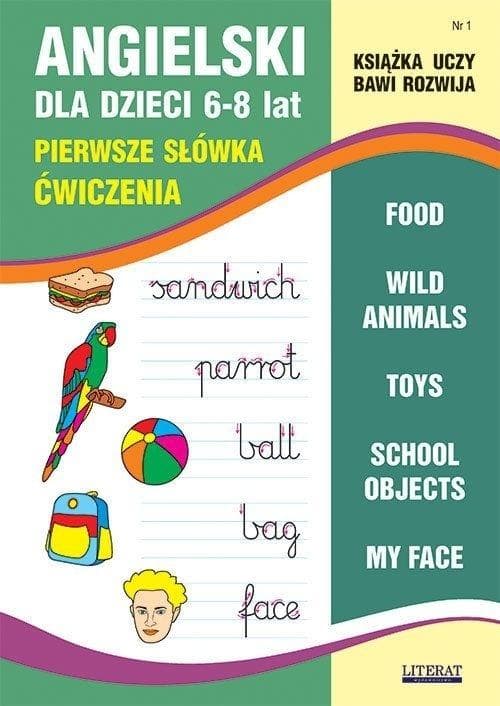 Angielski Pierwsze Słówka dla dzieci 6-8 lat Joanna Bednarska