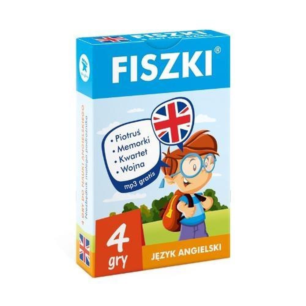 Angielski Fiszki 4 gry do nauki słówek
