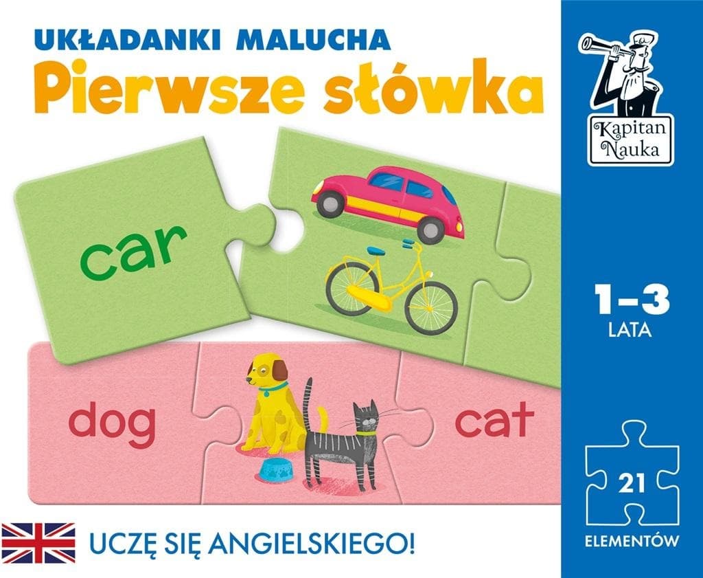 Kapitan Nauka Układanki Angielski Pierwsze Słówka