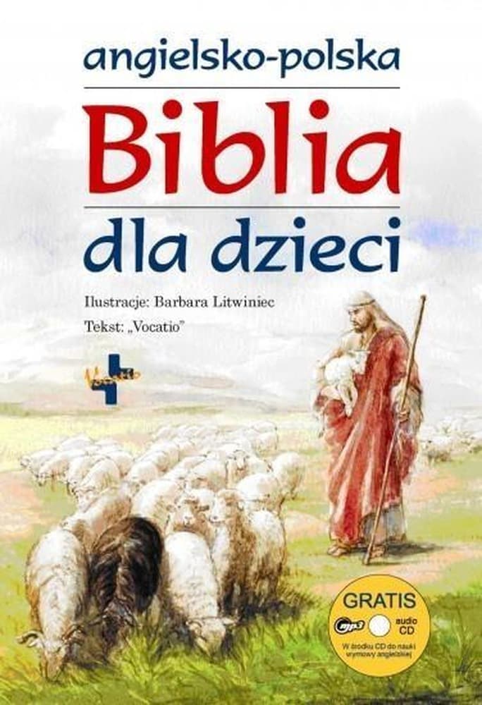 Angielsko-Polska Biblia dla Dzieci z Nagraniem MP3