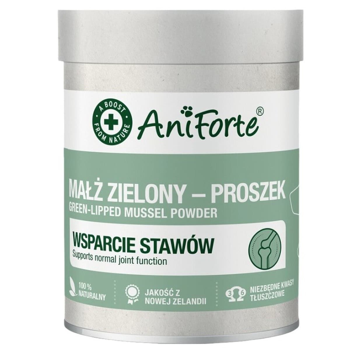 AniForte Małż Zielony - proszek na stawy dla kota i psa 100g