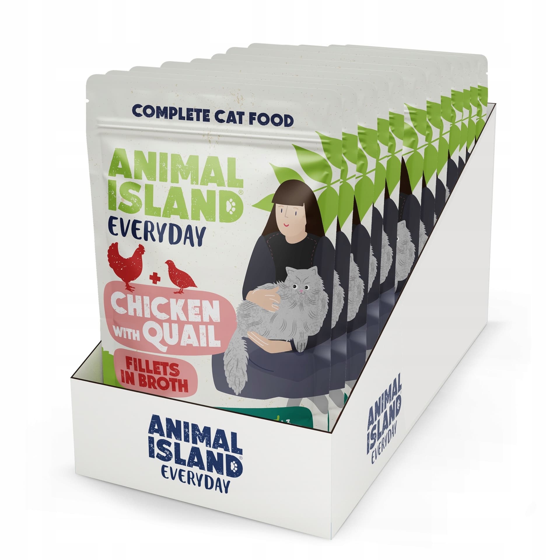 Animal Island Kurczak z Przepiórką - Saszetki dla Kota 12 x 85 g