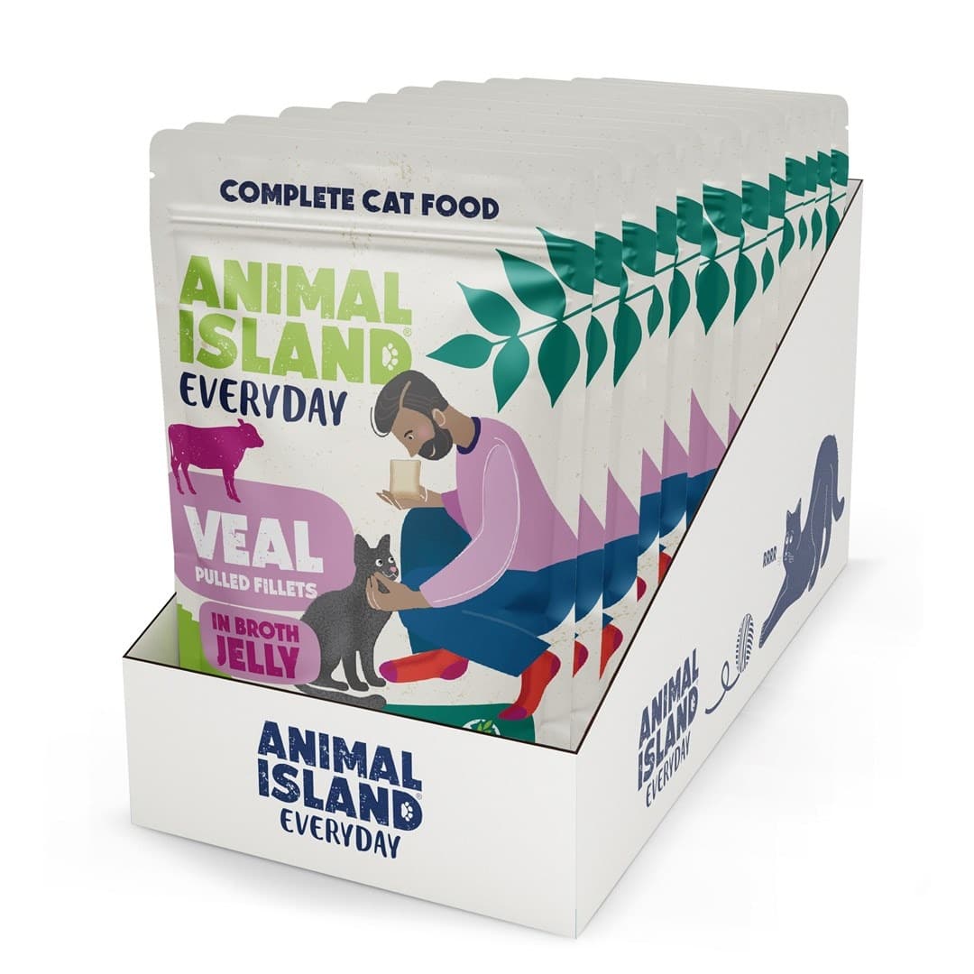 Karma mokra Animal Island Everyday cielęcina w galaretce 12 x 85g