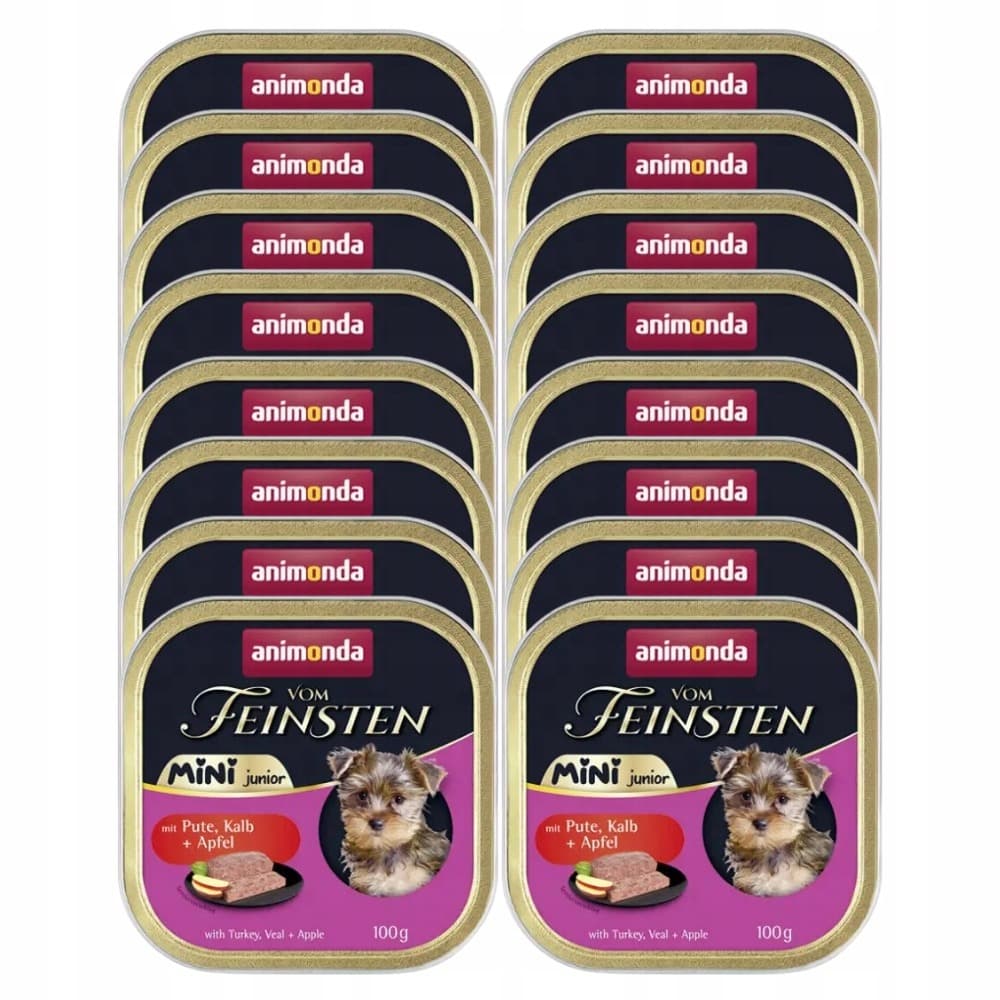 Animonda Vom Feinsten Mini Junior z indykiem, cielęciną i jabłkiem 100 g