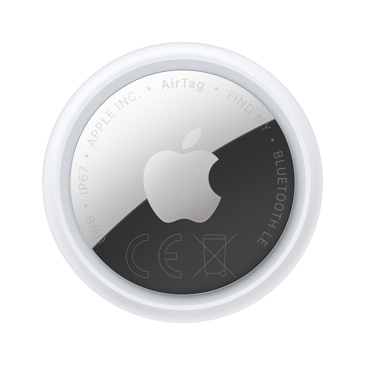 Apple AirTag - Lokalizator Osobisty (4 szt.) - Srebrny/Biały