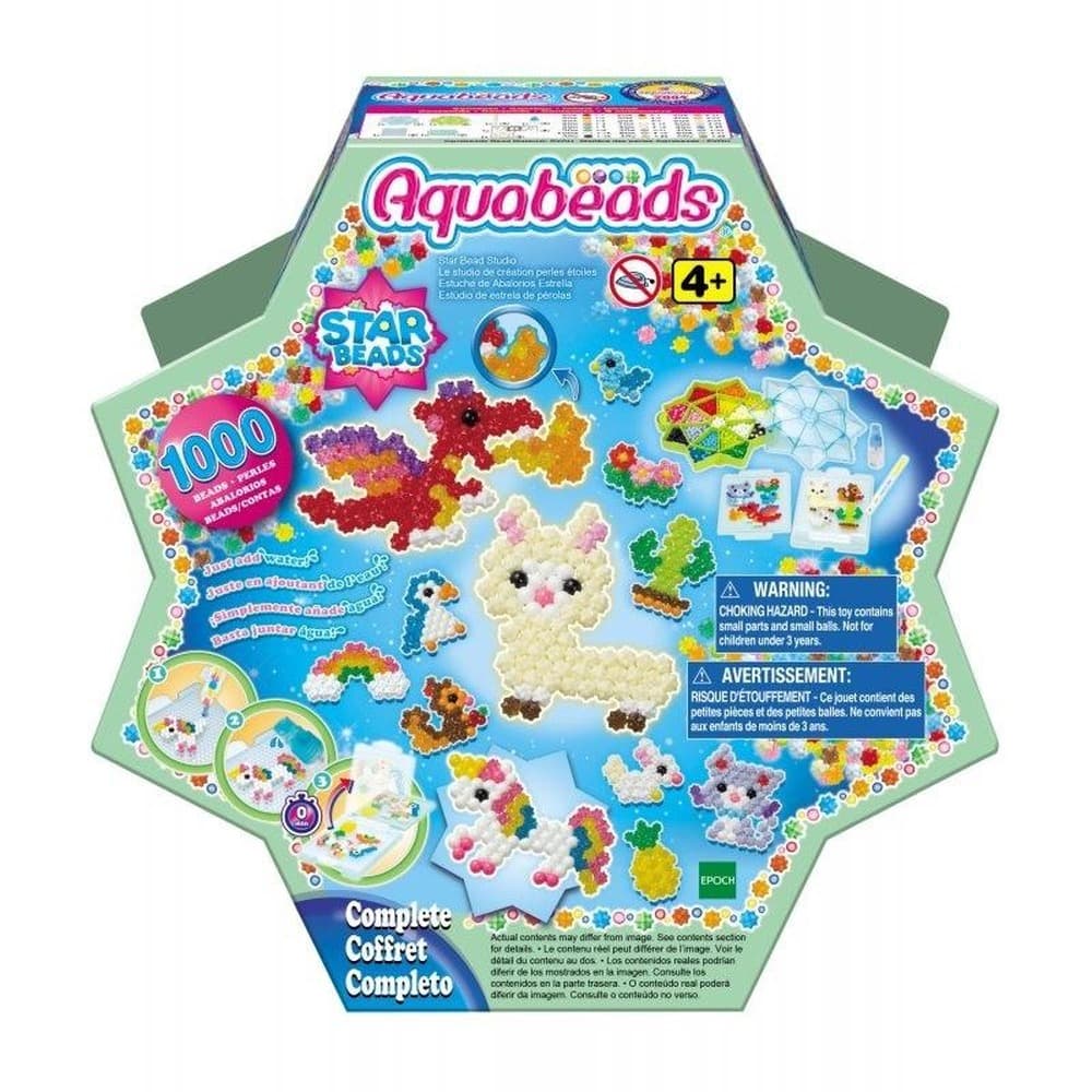 Aquabeads Zestaw Koralików Gwiazdki Startowy dla Dzieci od 4 lat