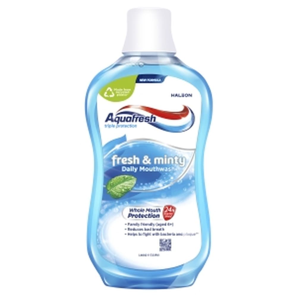 Płyn do płukania jamy ustnej Aquafresh Fresh Minty 500 ml