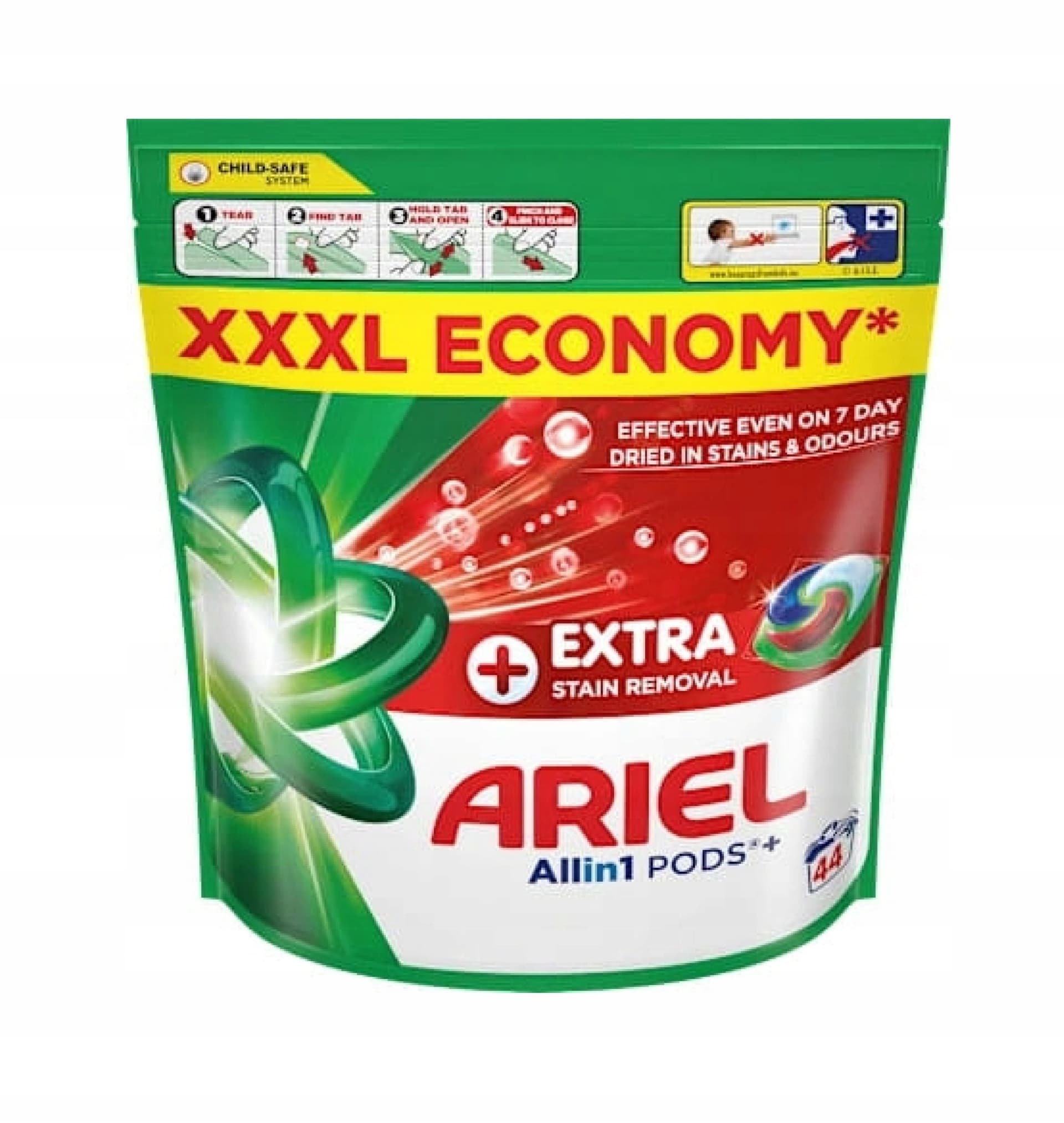 Ariel Allin1 PODS+ Extra Stain Removal Kapsułki do prania, 44 prań