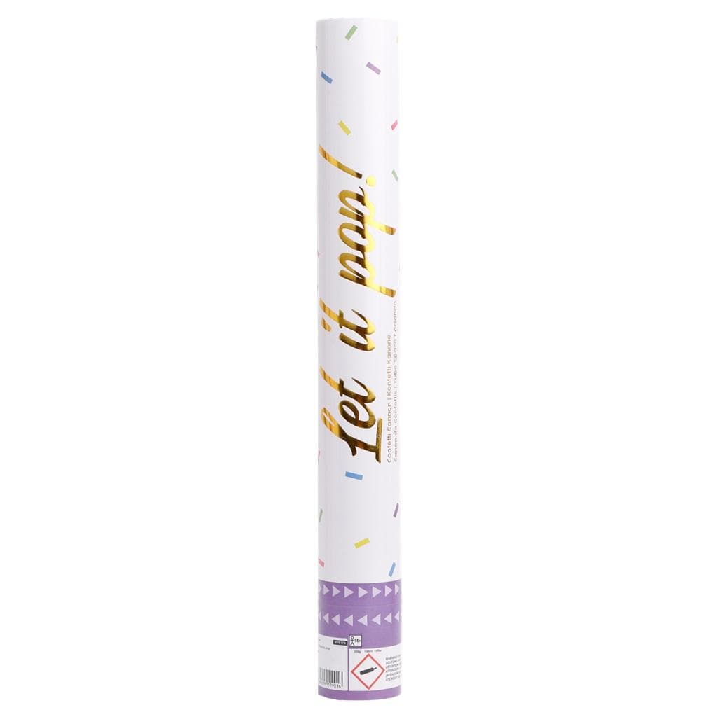 Armatka konfetti multicolor folia czterokątna 40 cm