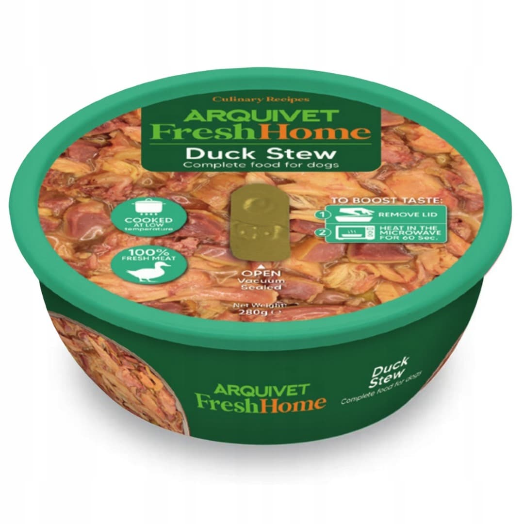 Arquivet Fresh Home Gulasz z kaczki dla psa 280g