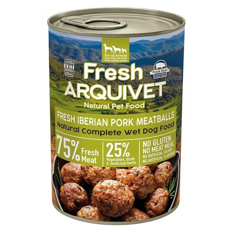 Arquivet Fresh karma dla psa Klopsiki z wieprzowiny 400g