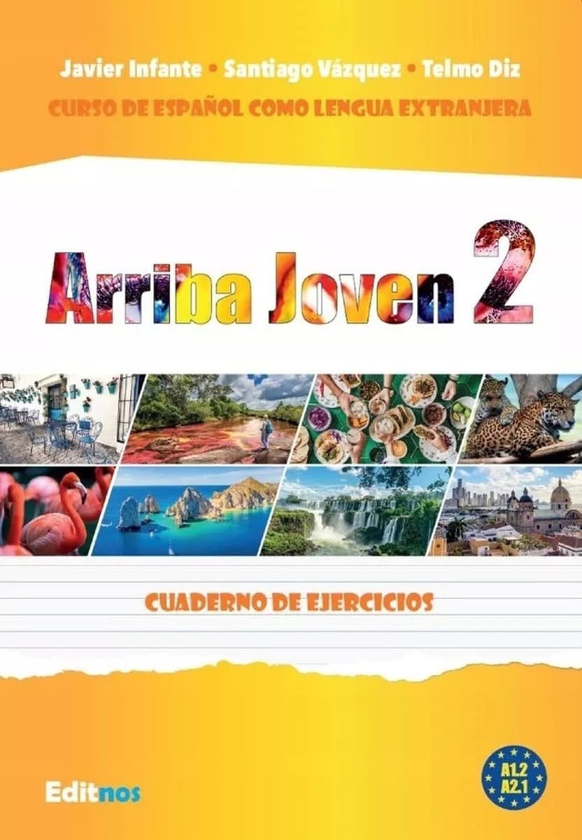 Arriba Joven 2: Ćwiczenia do nauki języka hiszpańskiego A1.2-A2.1