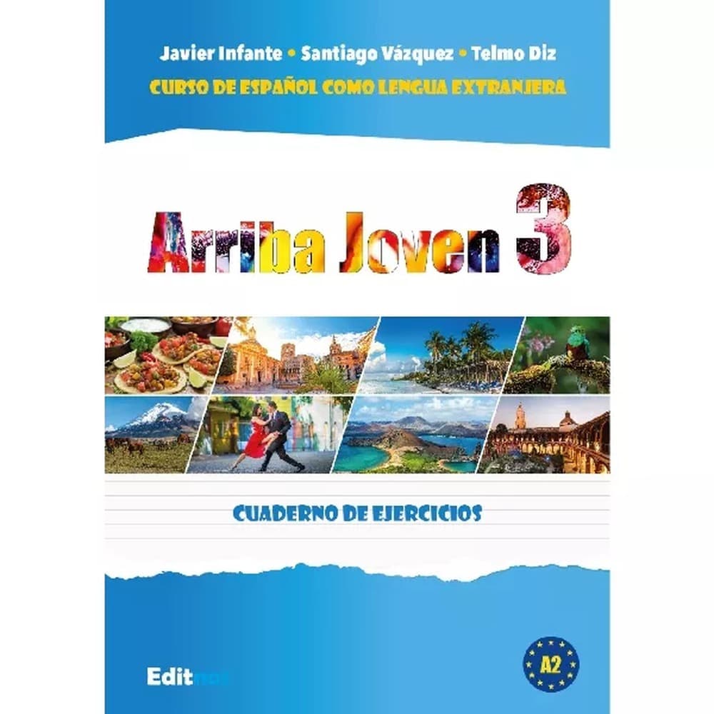 Arriba Joven 3: Ćwiczenia do nauki języka hiszpańskiego A2.2