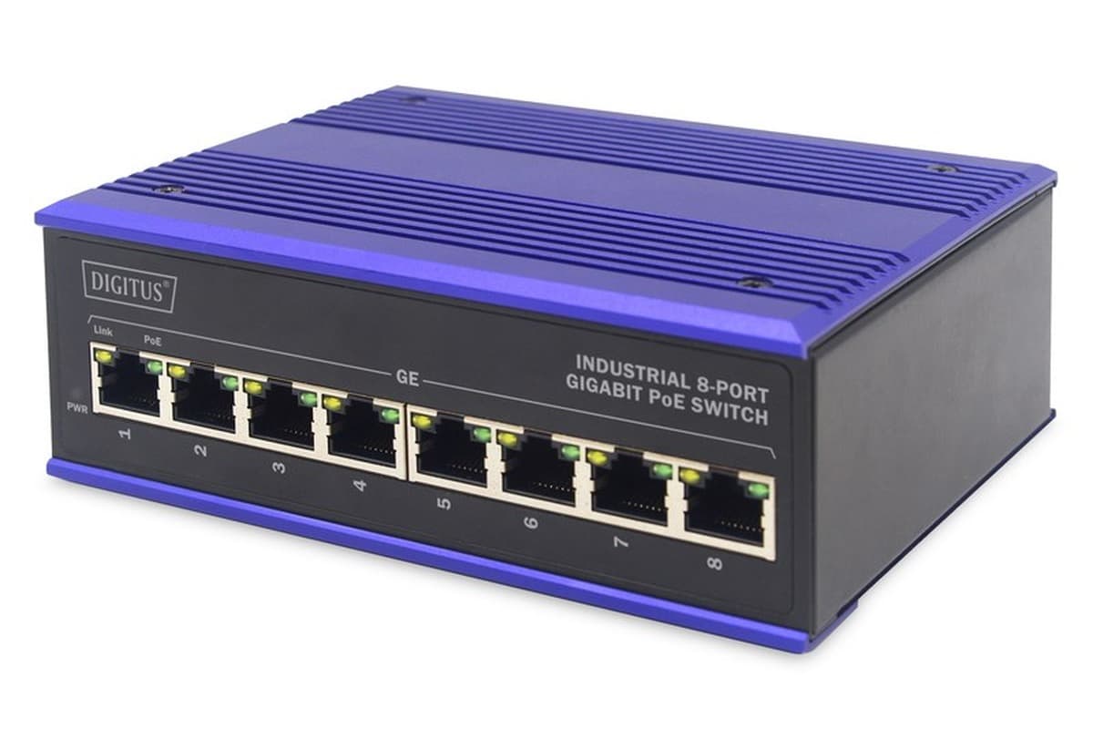 ASSMANN Electronic DN-651121 Przełącznik sieciowy Gigabit Ethernet PoE