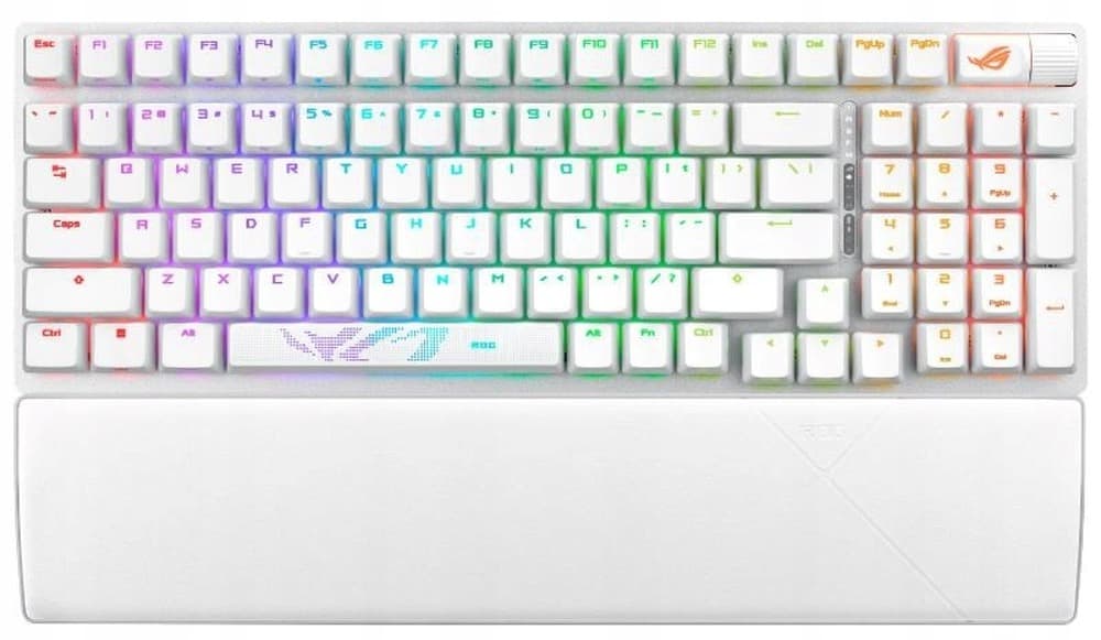 ASUS ROG Strix Scope II 96 Wireless - Klawiatura Gamingowa - QWERTZ Niemiecki - Biała