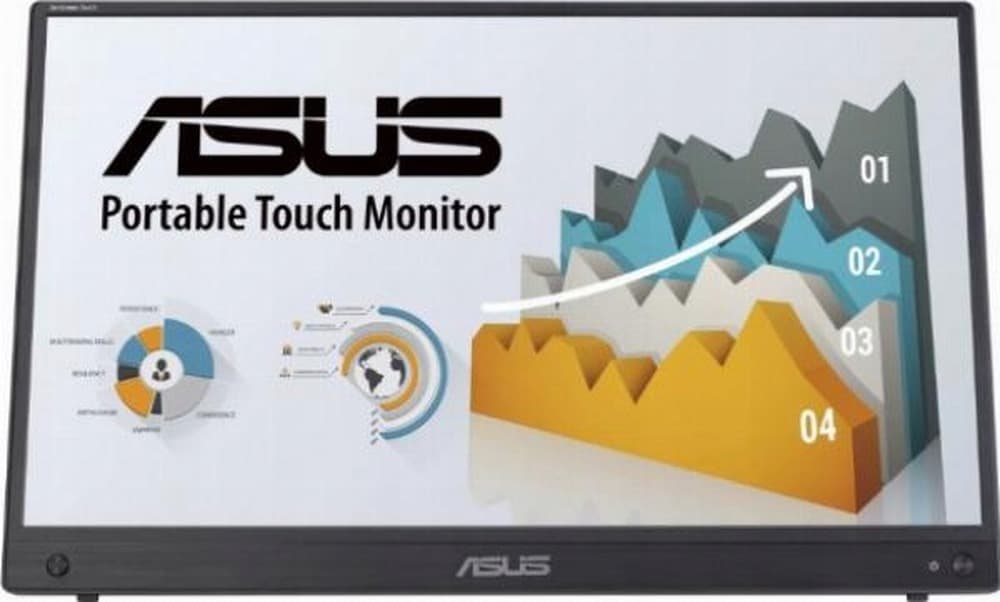 ASUS ZenScreen MB16AHT 39,6 cm (15.6") Full HD Ekran dotykowy Czarny