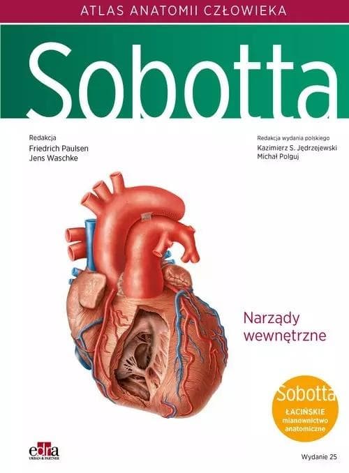 Atlas anatomii człowieka Sobotta T.2 Łacińskie nazewnictwo