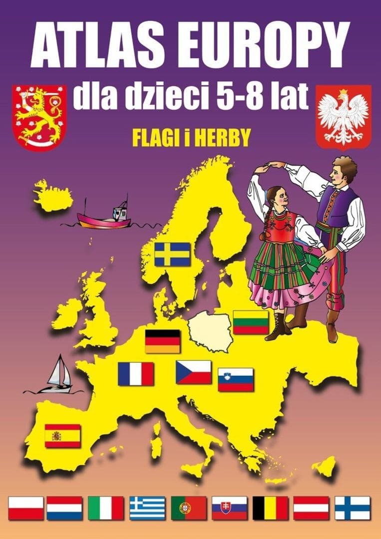 Atlas Europy dla dzieci 5-8 lat Beata Guzowska