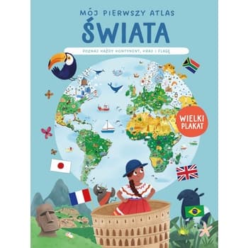 Atlas świata Poznaj Kontynenty dla dzieci