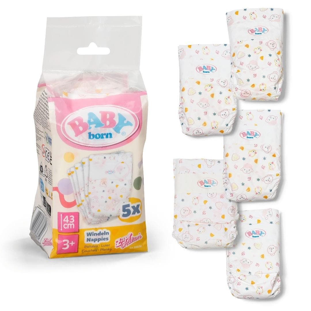 Baby Born Pieluszki dla Lalki 5 szt.