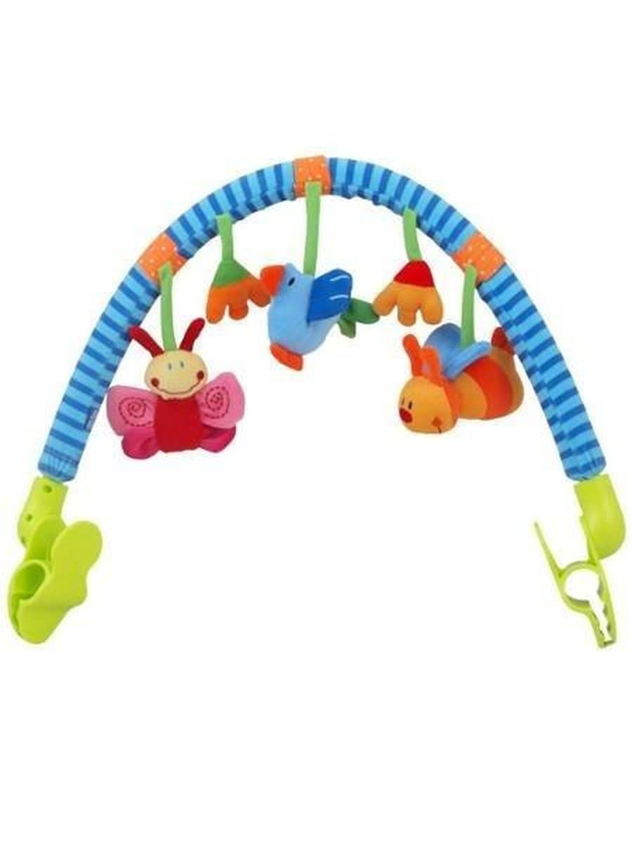 Baby Mix Zawieszka Łąka z klipsami do wózka dla dzieci