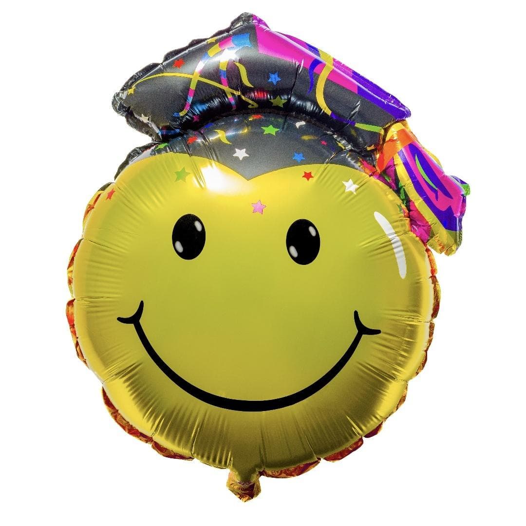 Balon foliowy emotikon Absolwent dekoracja na zakończenie roku