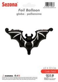 Balon Halloween Nietoperz 62x32 cm