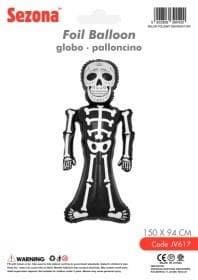 Balon Halloween Szkielet 150x94 cm
