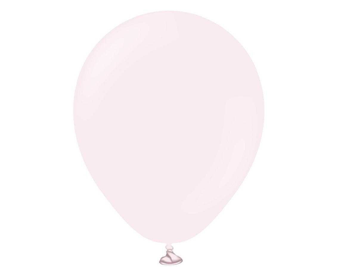 Balony Kalisan macaron jasnoróżowe 100szt