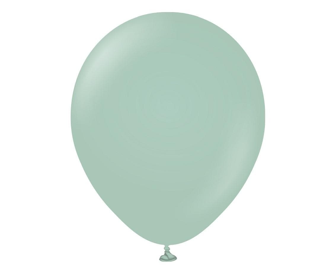 Balony Kalisan retro zimowe zielone 100szt