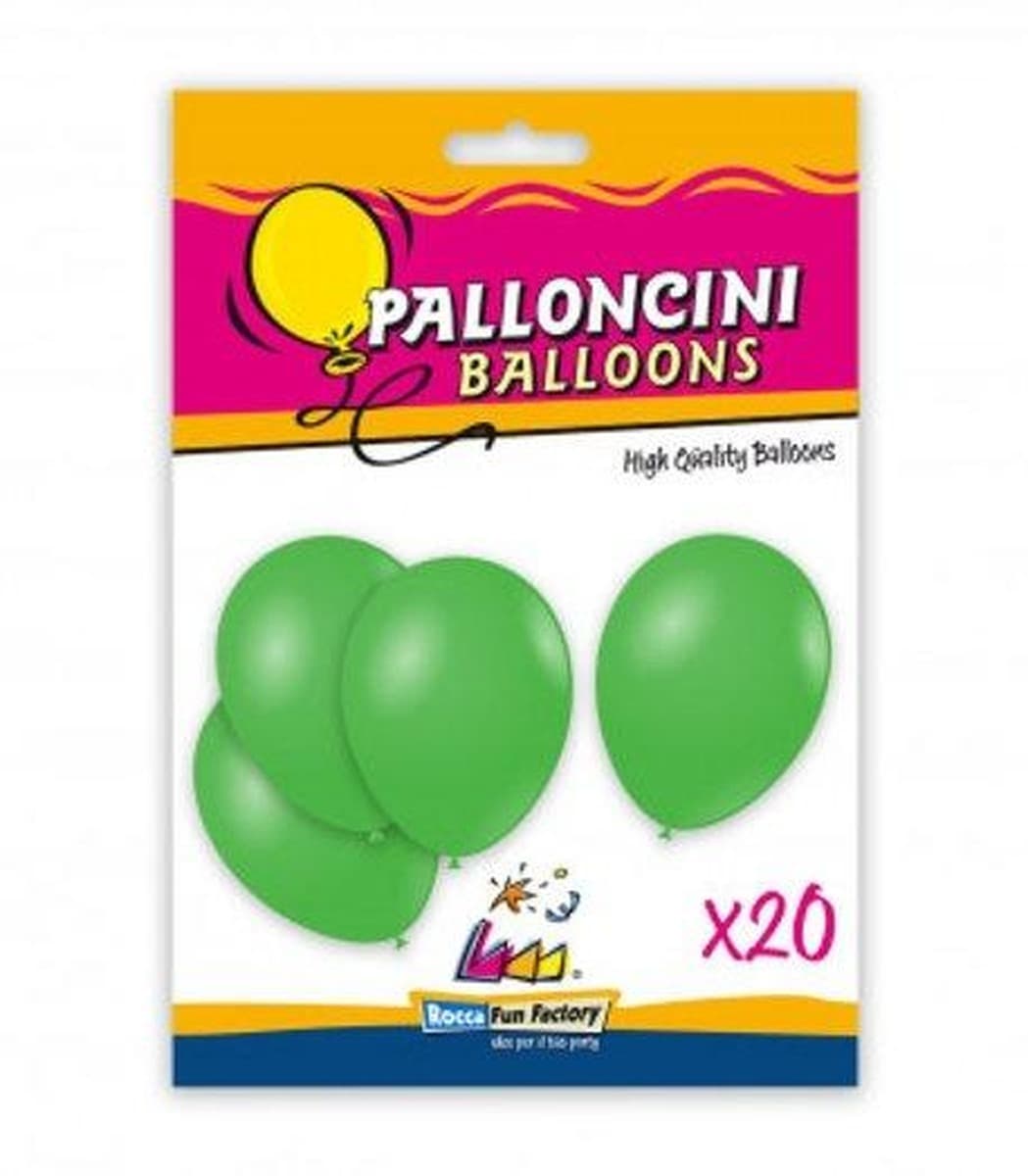 Balony lateksowe zielone 26cm