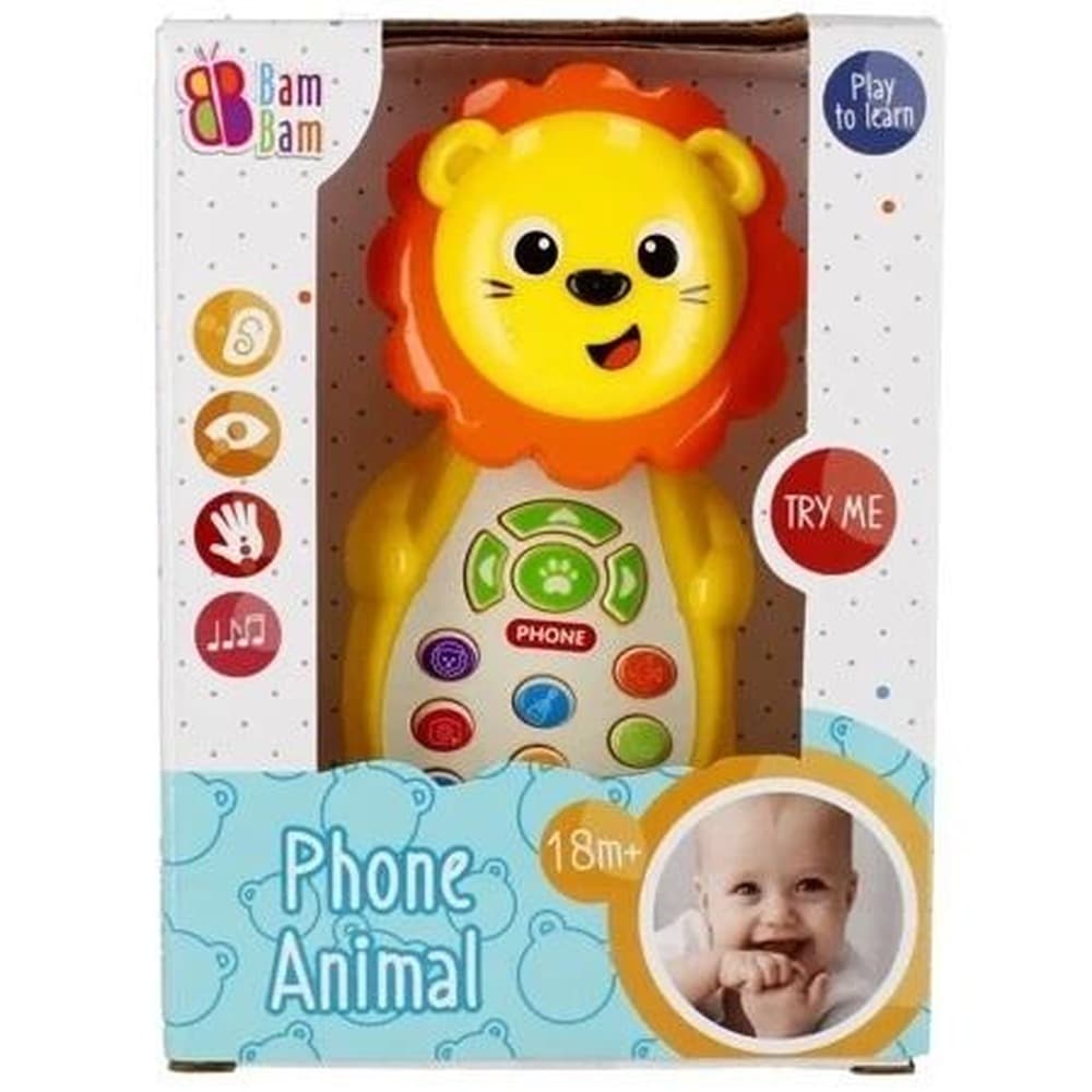 Bam Bam Muzyczny telefon Lew dla dzieci