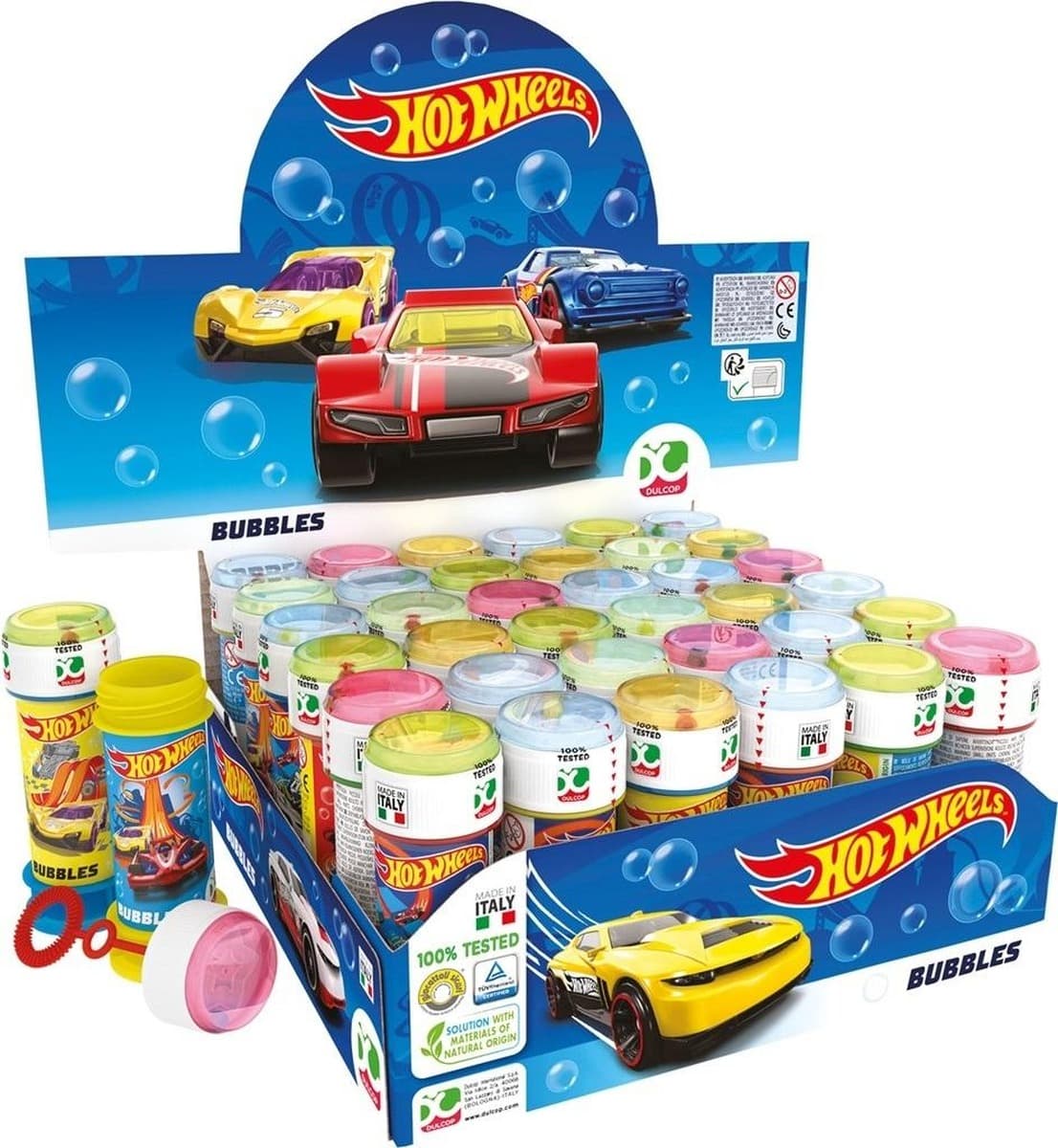 Bańki mydlane Hot Wheels 60 ml zestaw 36 szt.